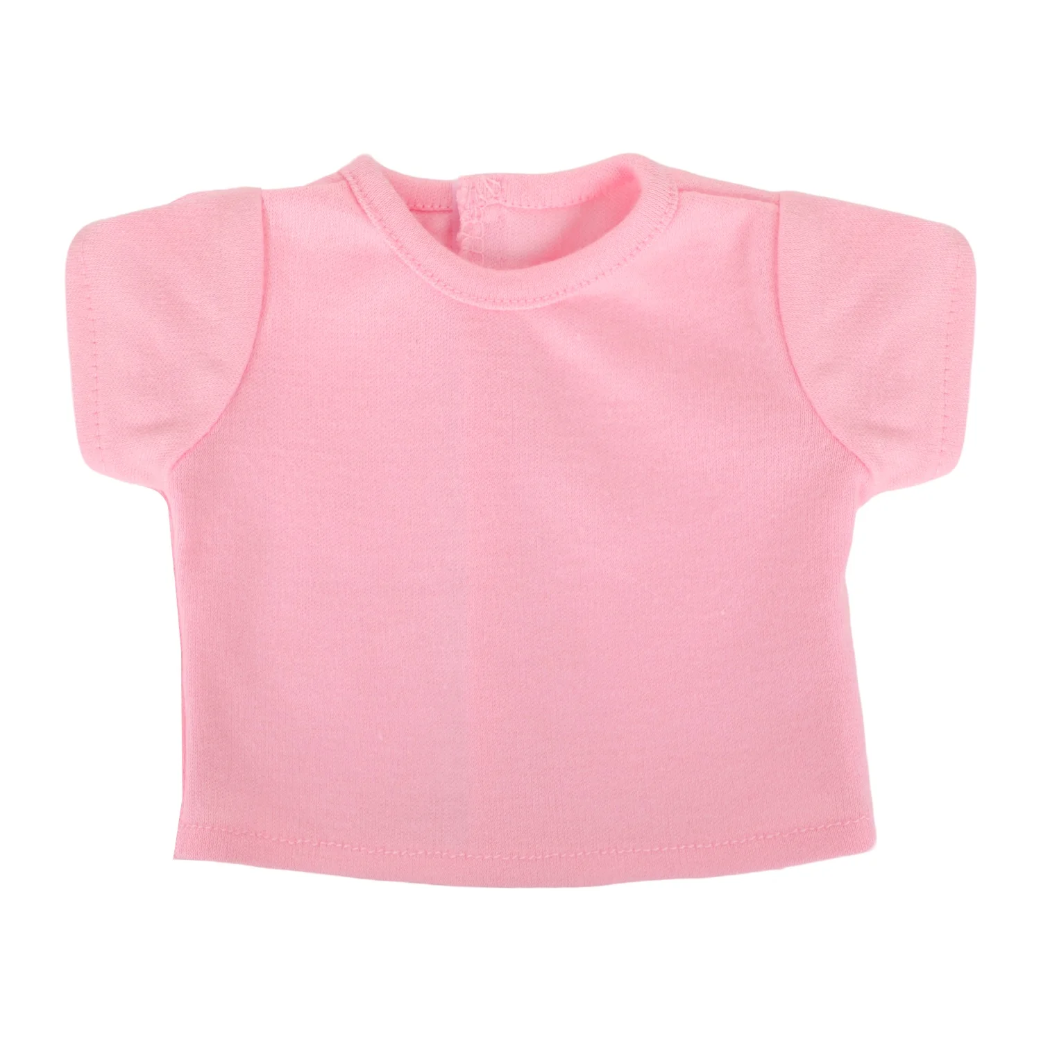 Cute Cartoon Doll T-shirt For 18-inch American Dolls Girl Car Rainbow Flower Basket Printing Clothing For 43cm Baby Newborn Doll