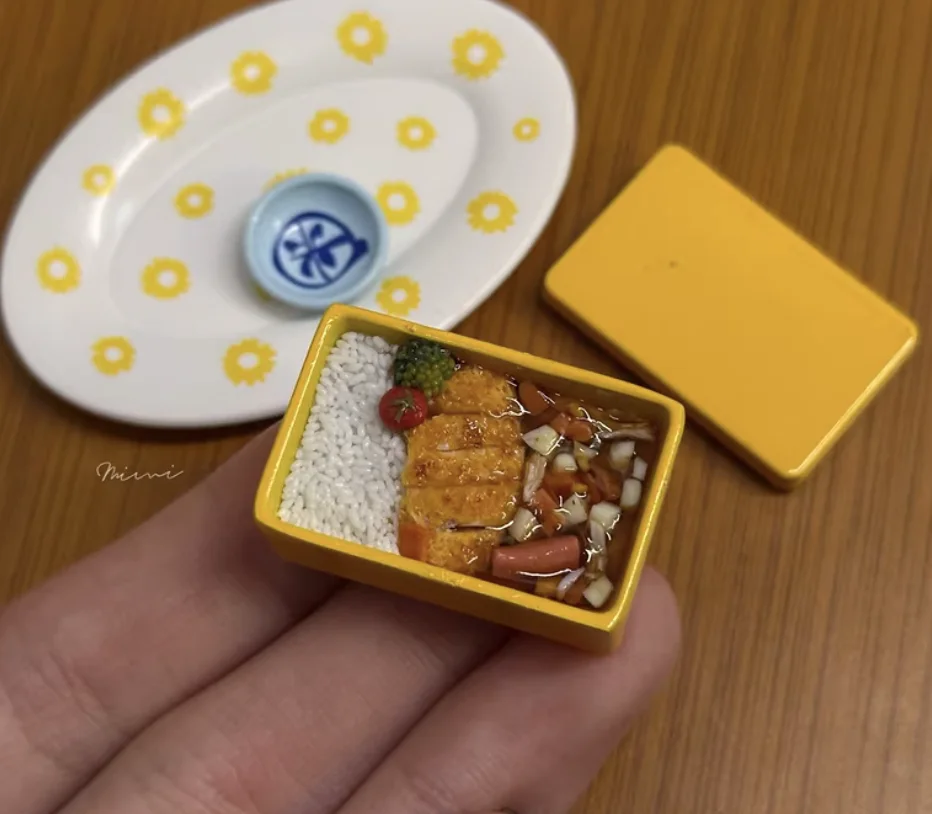 Handmade Miniature Chinese Food Collection, Realistic Daily Meals Bento Stir Fry Noodles Soup, 1:6 Scale Dollhouse Banquet Set