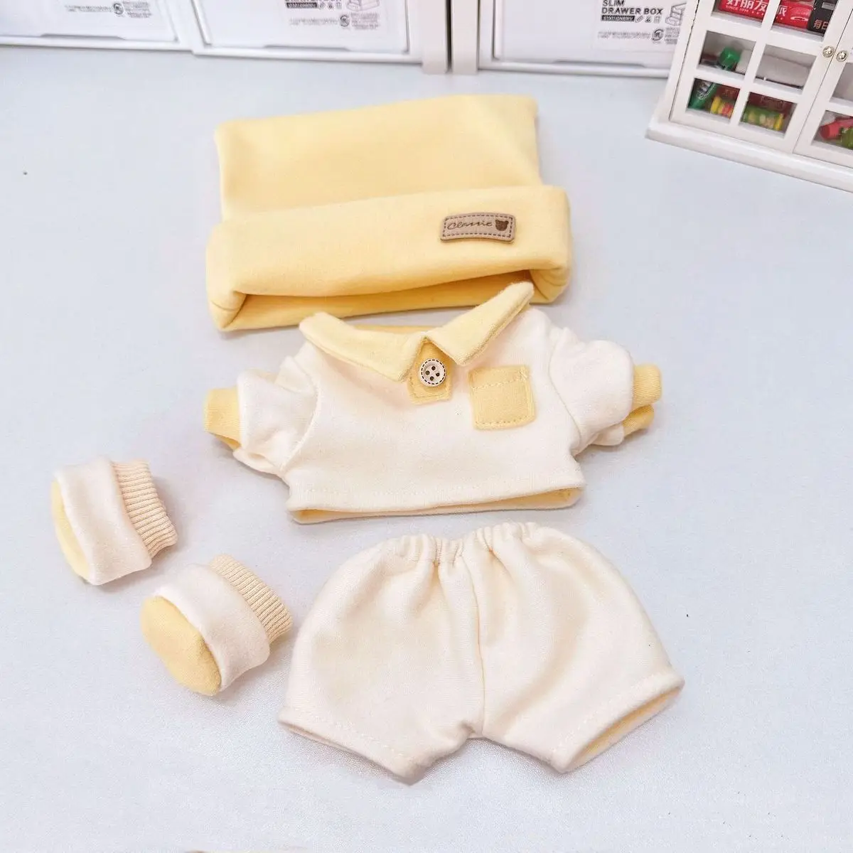Baby clothes 10/15/20/40cm cotton doll clothes four piece set