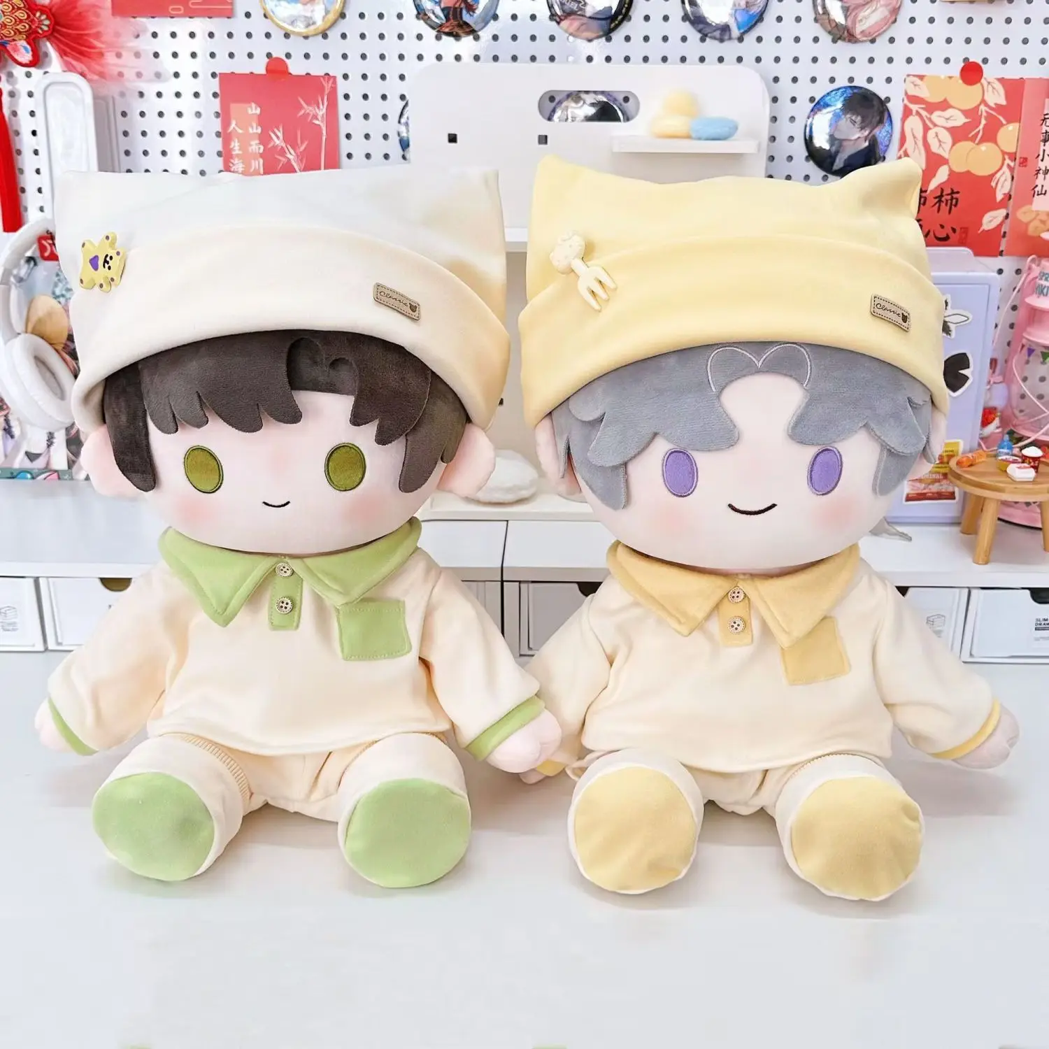 Baby clothes 10/15/20/40cm cotton doll clothes four piece set