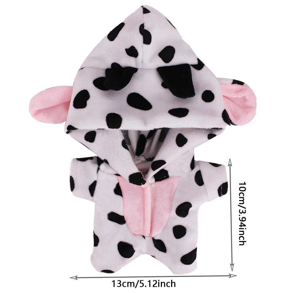 Suitable For 20cm Cotton Dolls, Celebrity Doll Clothes, Cute Plush Animal Jumpsuits, Hoodies, Dresses, Children's Gifts