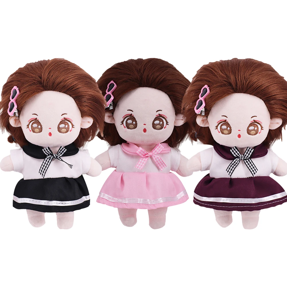 Suitable For 20cm Cotton Dolls, Celebrity Doll Clothes, Cute Plush Animal Jumpsuits, Hoodies, Dresses, Children's Gifts