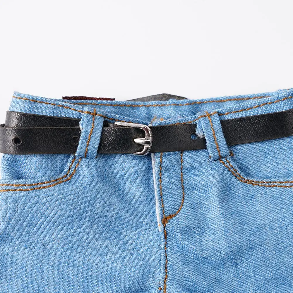 Doll Clothes 1/6 Scale Jeans 12" Scale Pants Doll Pants Man Toy Decor