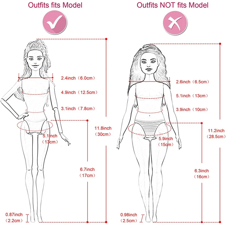 27-30CM Fashion Doll Clothes Red Fur Coat Dress Pants Boots Handmade Outfits for 1/6 Doll Clothing Accessories BJD Doll Clothes