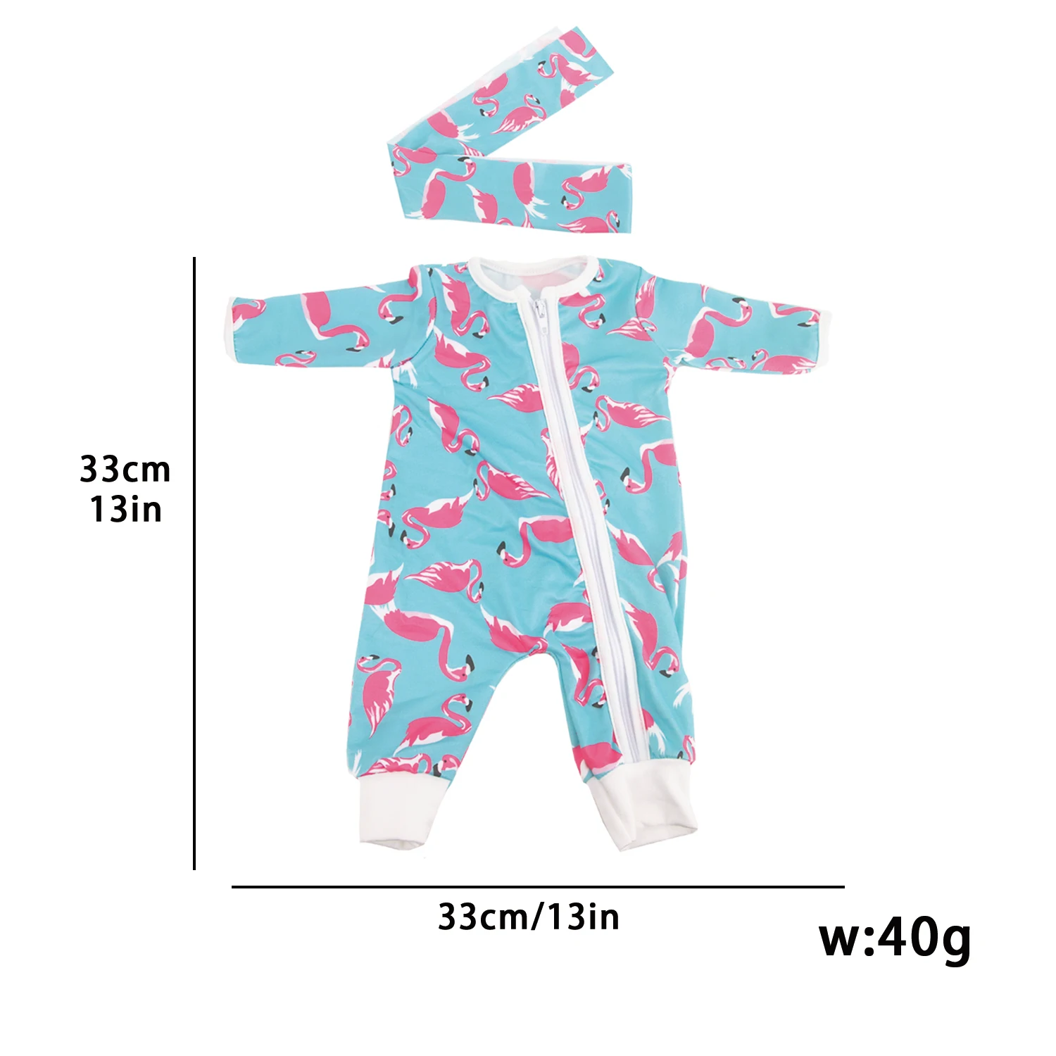 Cute 18 Inch Doll Clothes Outfits,Heart Raincoat, Flamingo Romper, Pink Lace Dress For 43cm Baby Newborn,OG Girl Dolls Kid Gift