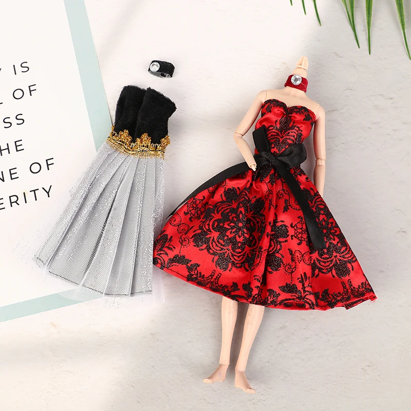 ▶Doll Clothes Banquet Party Beautiful Dress For 11.5inch Doll Sexy Fashion Doll Accessories,Dress For Girls