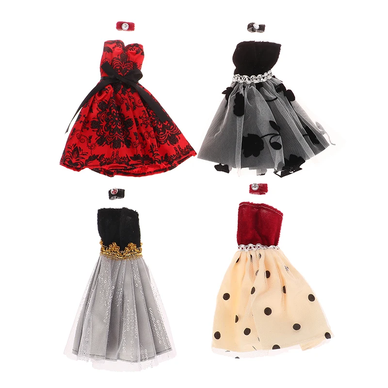 ▶Doll Clothes Banquet Party Beautiful Dress For 11.5inch Doll Sexy Fashion Doll Accessories,Dress For Girls