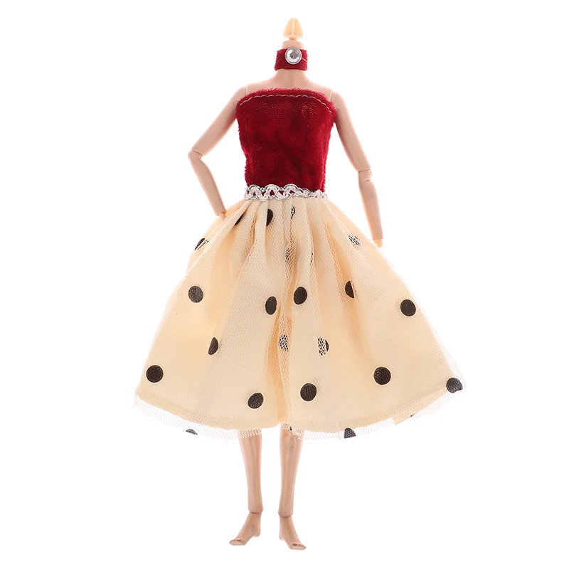 ▶Doll Clothes Banquet Party Beautiful Dress For 11.5inch Doll Sexy Fashion Doll Accessories,Dress For Girls
