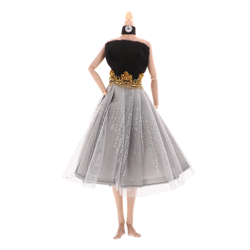 ▶Doll Clothes Banquet Party Beautiful Dress For 11.5inch Doll Sexy Fashion Doll Accessories,Dress For Girls