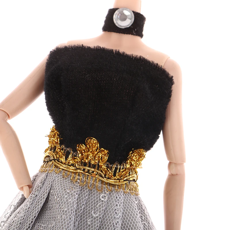 ▶Doll Clothes Banquet Party Beautiful Dress For 11.5inch Doll Sexy Fashion Doll Accessories,Dress For Girls