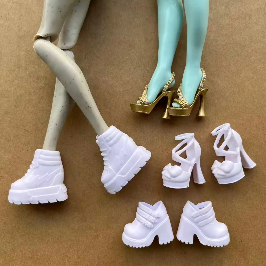 Rainbow Doll Dress Coat Pants Hoodies 1/6 Doll Original Decors DIY Doll Headbands Shoes Doll Parts
