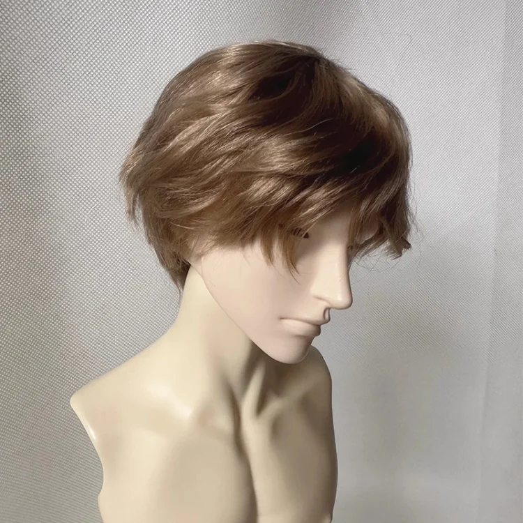 (Sweet Janie Store)BJD Wigs Short Hair for 1/3 1/4 1/6 Dolls SD MSD MDD Yosd Mohair Wigs Doll Black Blue Purple Gold Hair