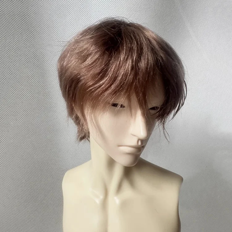 (Sweet Janie Store)BJD Wigs Short Hair for 1/3 1/4 1/6 Dolls SD MSD MDD Yosd Mohair Wigs Doll Black Blue Purple Gold Hair