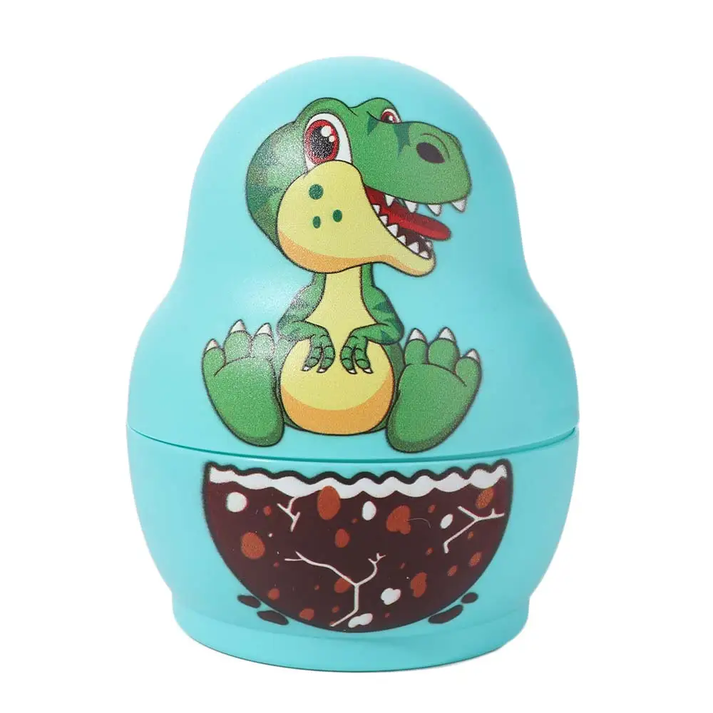 6 Layer Dinosaur Russian Nesting 8 Layer Animals Pattern Stacking Nesting Handmade Cartoon Stacking Cups Gams Chidlren Gifts