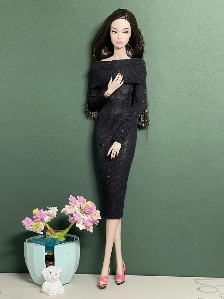 1/6 30cm Supermodel Doll Shoes High Quality Fashion High Heels Sandals For Xianxian 1/6 FR2 FR6.0 Nu.face Doll Shoes Accessories