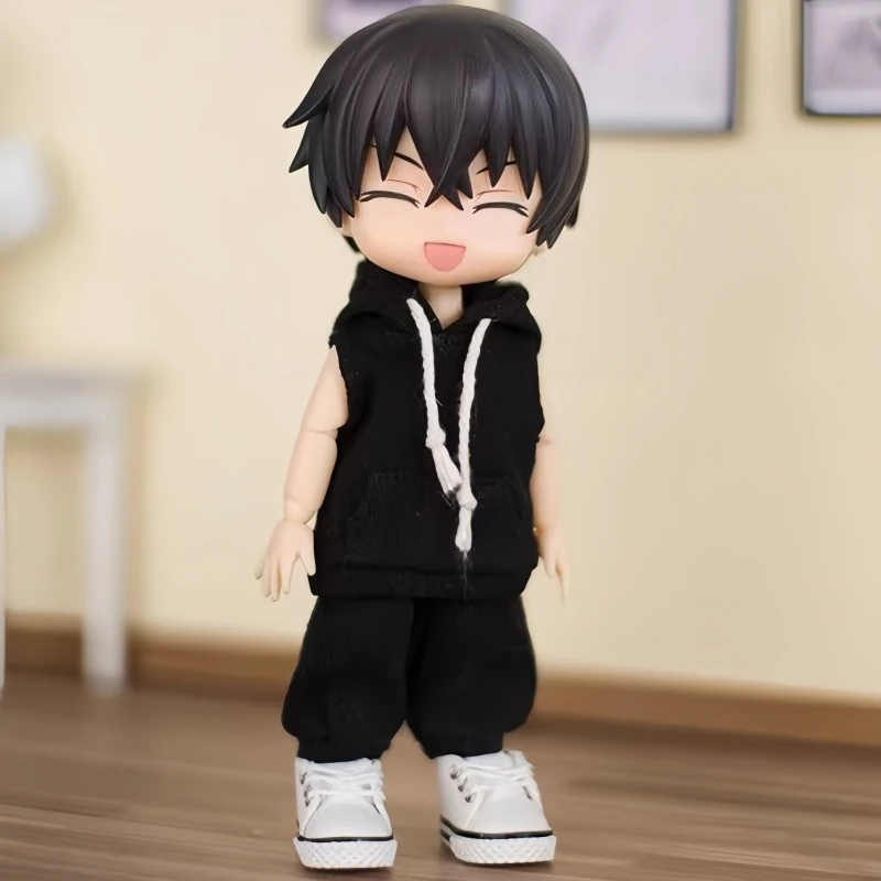 For P9 Obitsu 11 Sports Casual Hoodie Pants For 1/12 OB11 ufdoll YMY Molly Body Doll Cloth Doll Outfit Clothes