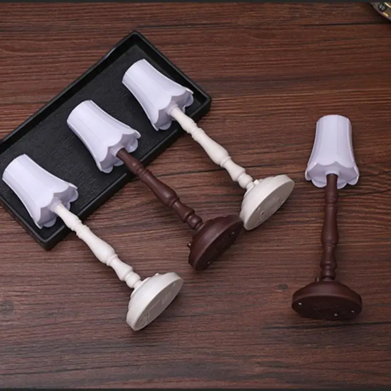 1/6 Scale LED Desk Lamp White Mini Furniture Dollhouse Accessory for Hot Toys BJD Figure Kids Pretend Play