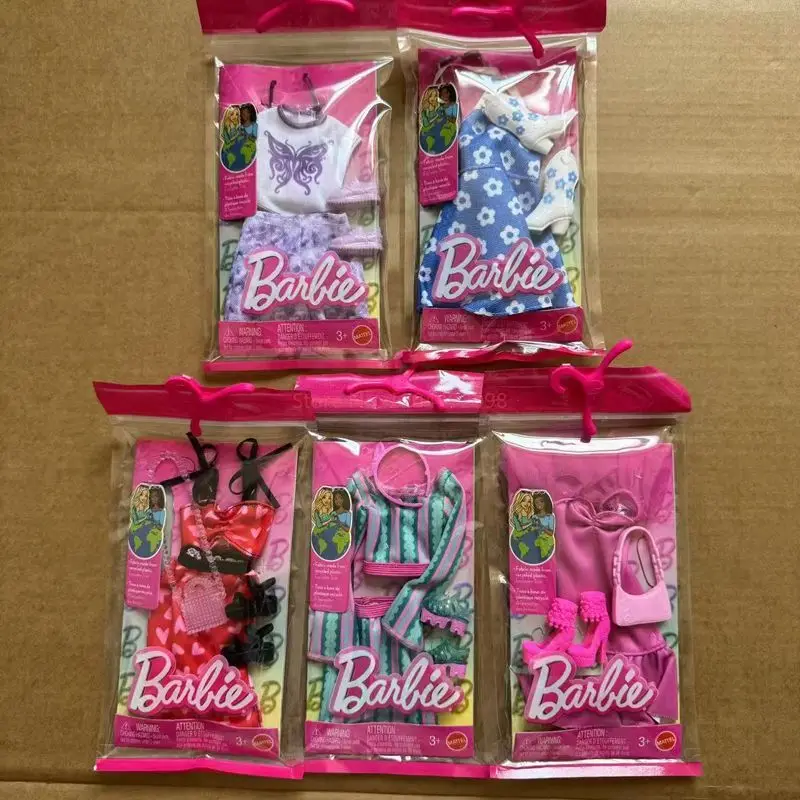 New Doll Fashion Clothing Set,Handbags,Shoes,Christmas Holiday Outfit, For Girls Play Time Dress-Up Diverse Styles Fashion Toy