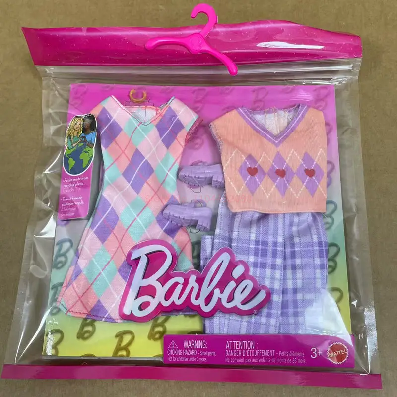 New Doll Fashion Clothing Set,Handbags,Shoes,Christmas Holiday Outfit, For Girls Play Time Dress-Up Diverse Styles Fashion Toy