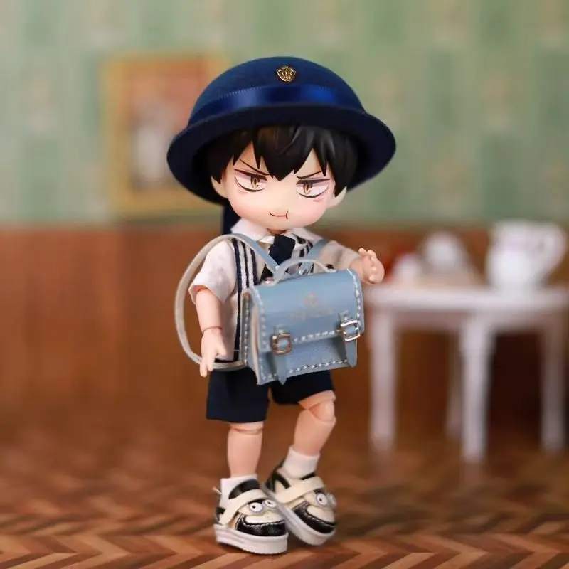 For Obitsu 11 Doll Cute British School Uniform Clothes Suit For OB11 Gsc 1/12 Bjd Body Outfit Clothes Gift Idea