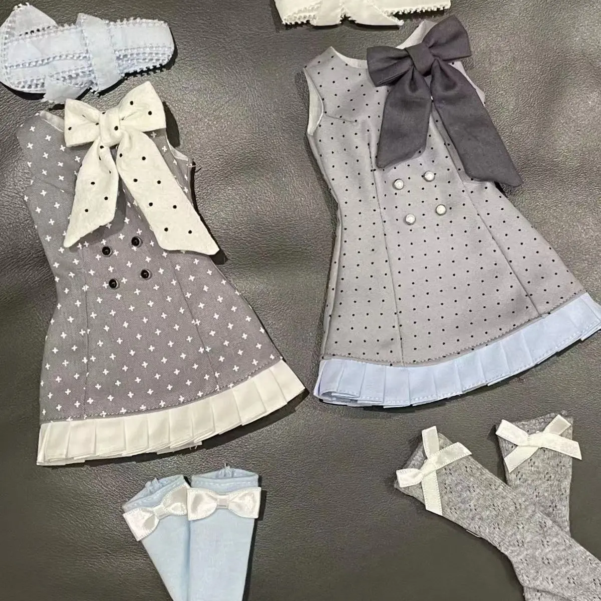 New 1/6 1/4 Doll's Clothes for 30/45cm Bjd Doll Fashion Dress Girl Toys Play House Dress Up Gift Cute Doll Accessories, No Doll