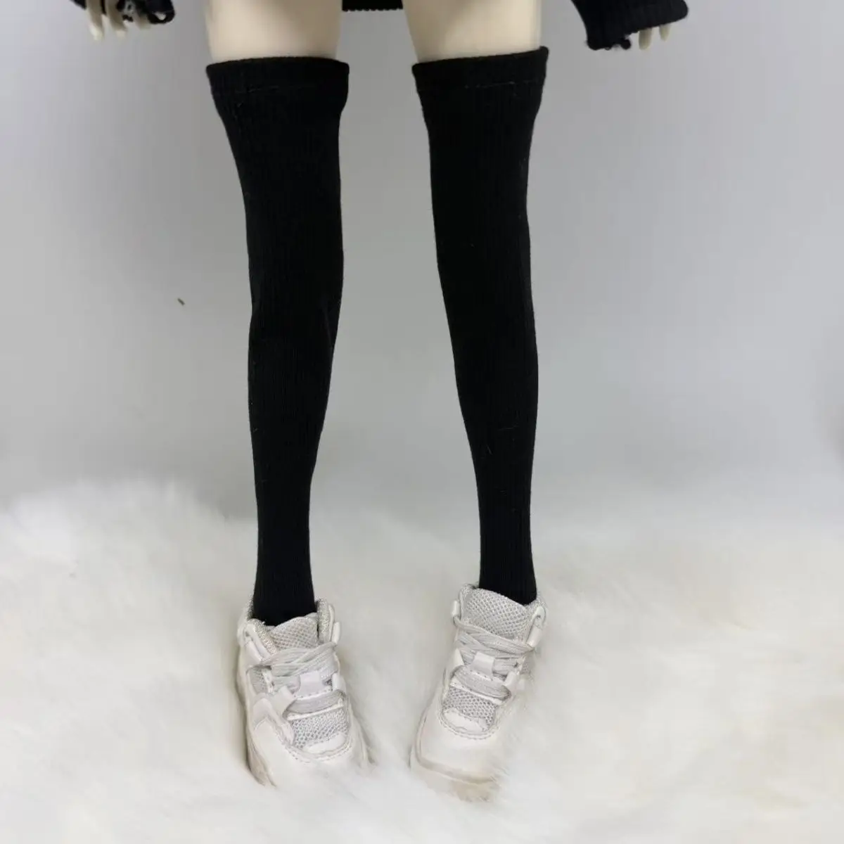 1/4 1/6 Doll's Clothes Suit for 45/30cm Bjd Doll Coat+Socks,Sweatshirts with Hood Dress Up Toys Gift Doll Accessories, No Doll