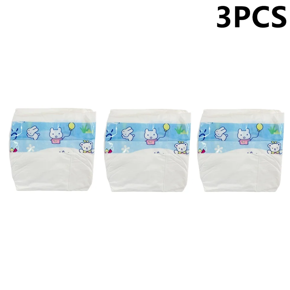 1/2/3/5/10Pcs Diapers Baby Dolls Play House Diapers Reborn Dolls Decorate Pretend Baby Diaper Simulation Nappies Toy Accessories