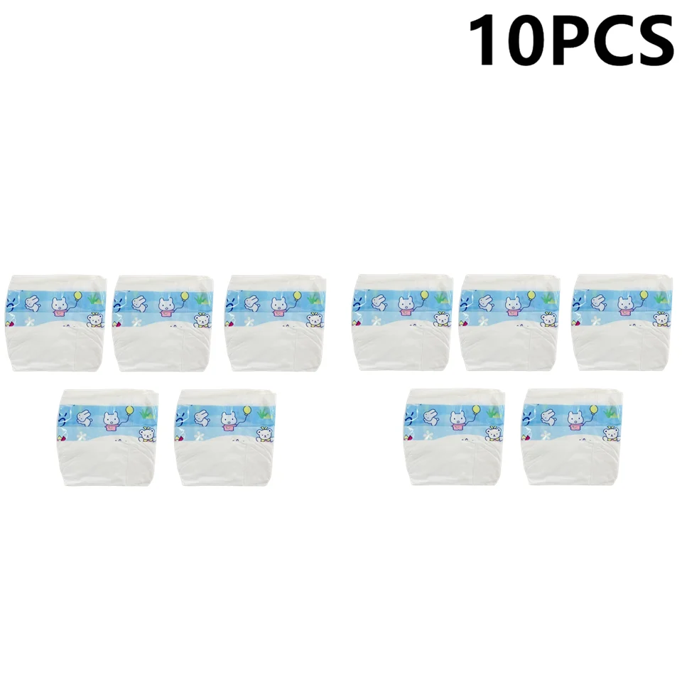 1/2/3/5/10Pcs Diapers Baby Dolls Play House Diapers Reborn Dolls Decorate Pretend Baby Diaper Simulation Nappies Toy Accessories