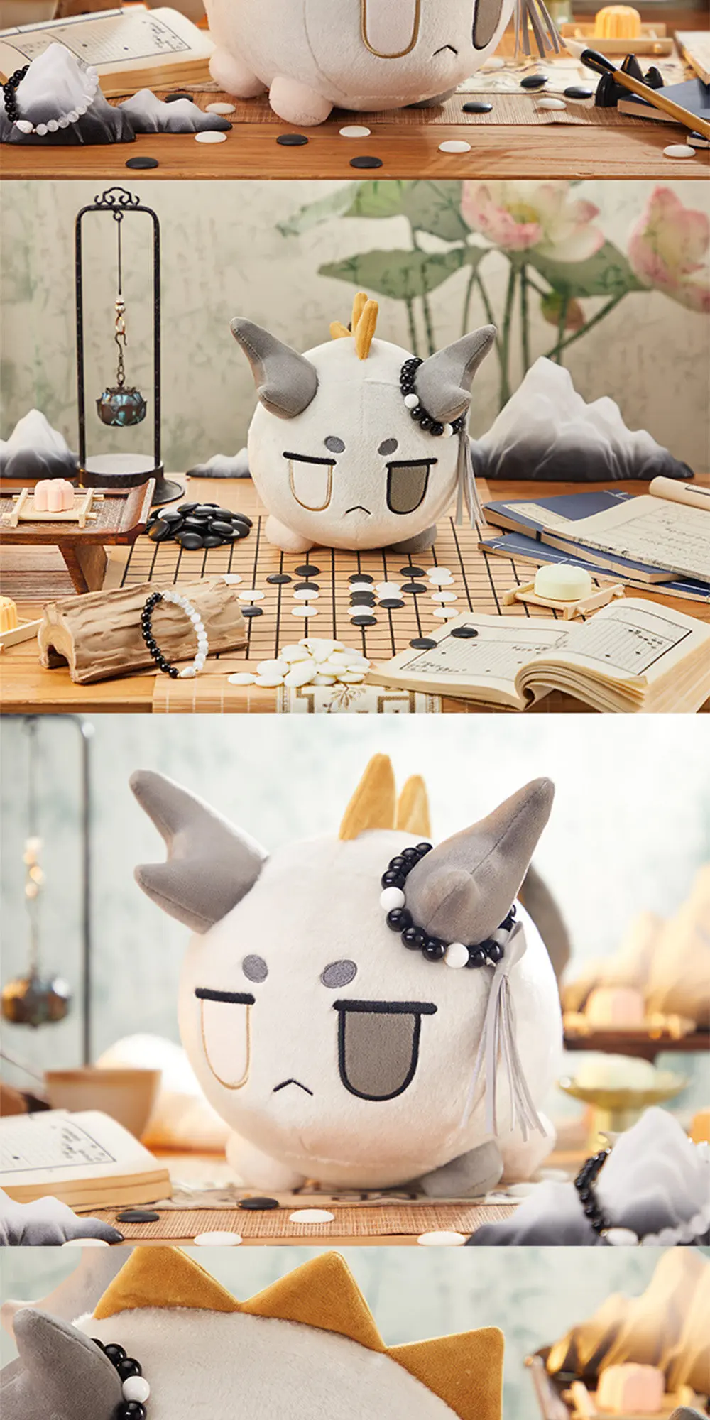 Anime Game Arknights Kawaii Dragon Cosplay Wang VER. Dango Soft Cotton Doll Cartoon Animal Throw Pillow Toy Figures Fans Gift