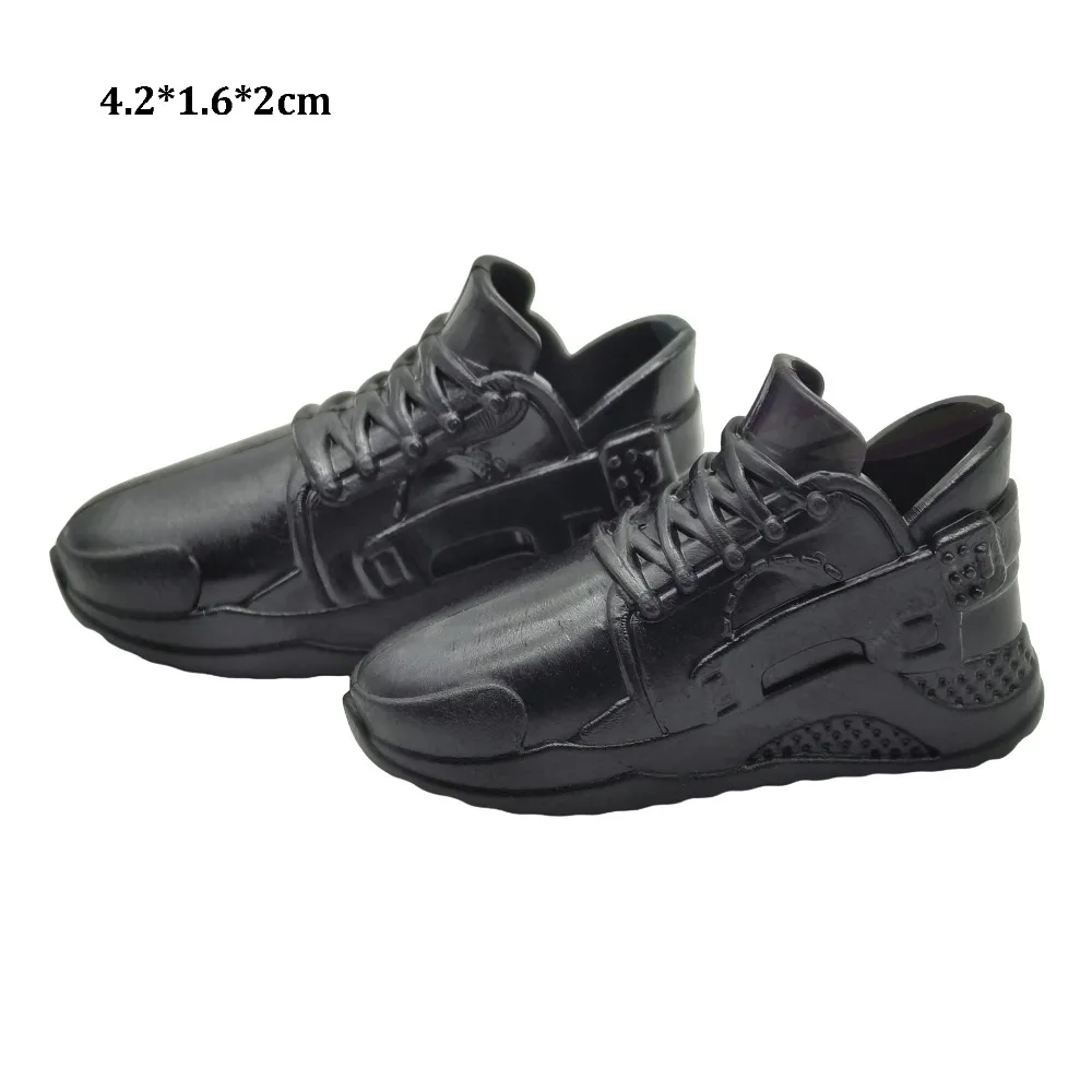 1Pair New Fashion 1/6 Shoes Plastic Multistyles Male Boots Shoes Clothes Accessories Fit Foot Length 2cm Dolls