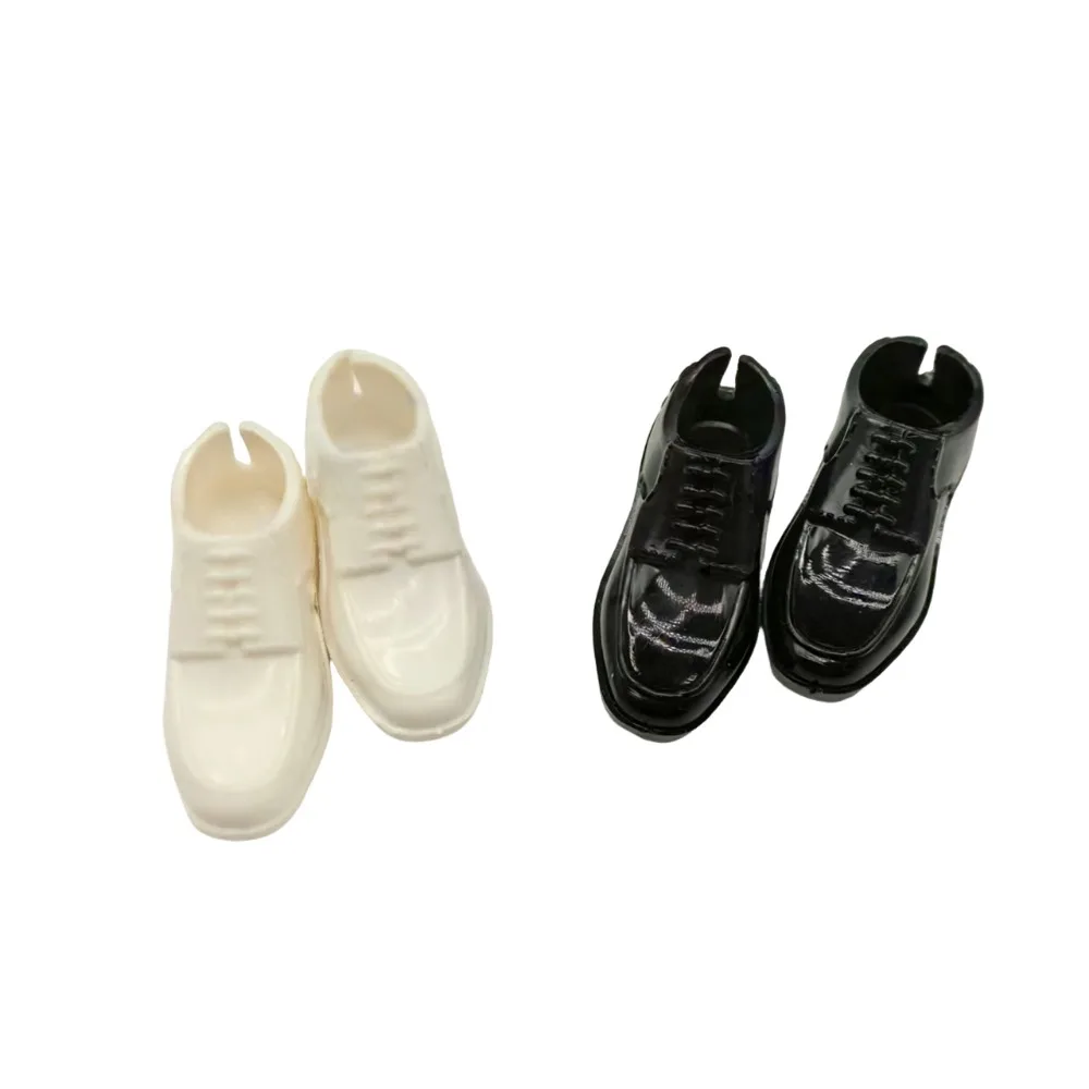 1Pair New Fashion 1/6 Shoes Plastic Multistyles Male Boots Shoes Clothes Accessories Fit Foot Length 2cm Dolls