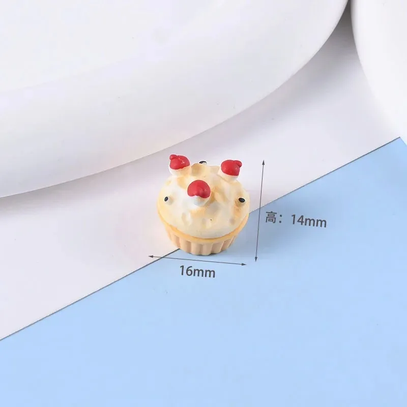 1:12 Scale Dollhouse Miniature Food 10Pcs Resin Breakfast Bread Cake Coffee Accessories