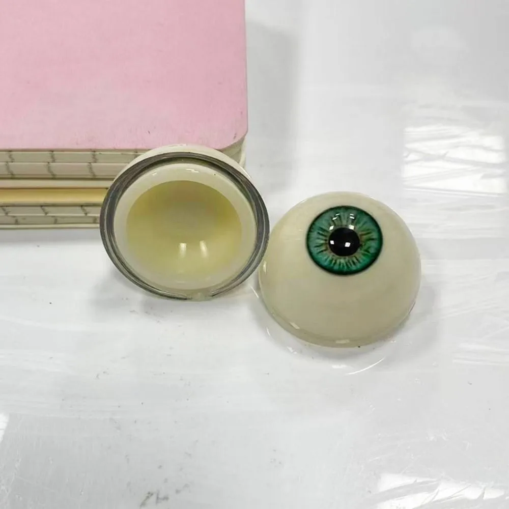 1pair 20mm Acrylic Fake Eyes Eyeballs with 3 Dimensional Fitting Eye 10 Styles Silicone Doll Simulation Eyeballs
