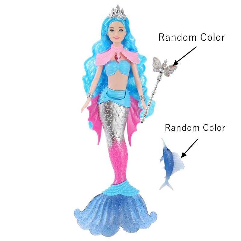 Hot Sale 14 Inch Mermaid Doll Toys Lighting Singing Music Toy Fast Shipping Things Children' DIY Play Toy Birthday Present