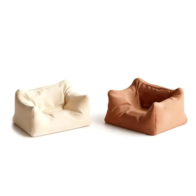 Miniature Sofa Model 1/12 Dollhouse Furniture Lazy Sofa Ornament Dollhouse Decor Accessories Micro Scene Photography Props