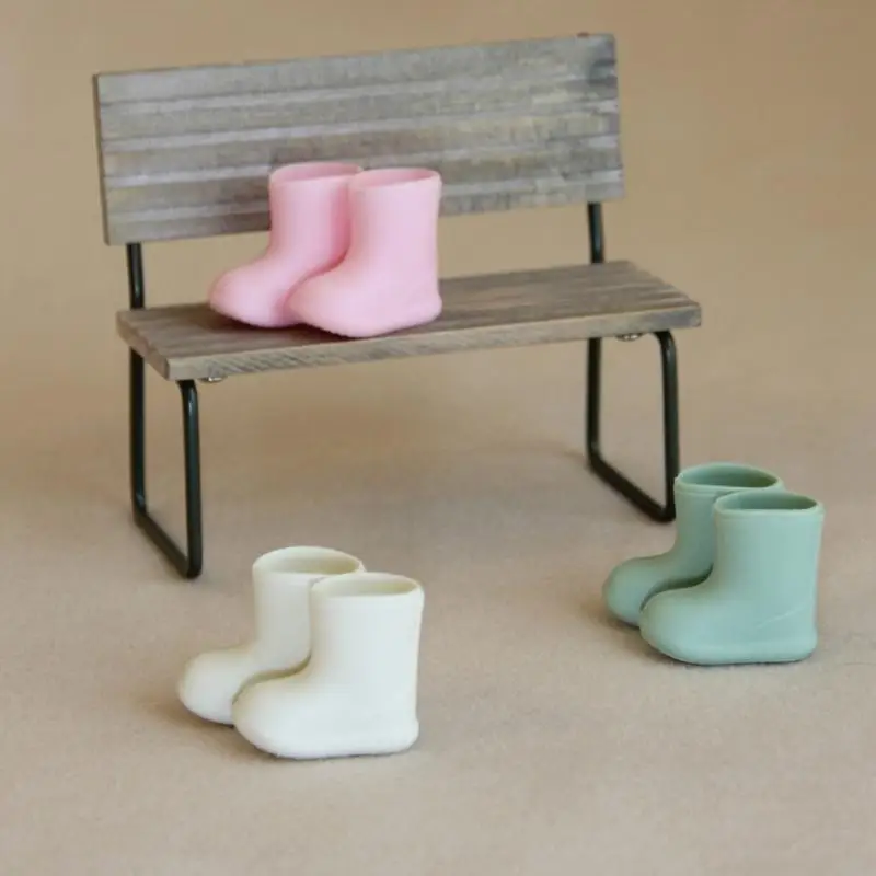 Waterproof Doll Shoes 1/12 OB11 Miniature Fashion Boot Photo Props