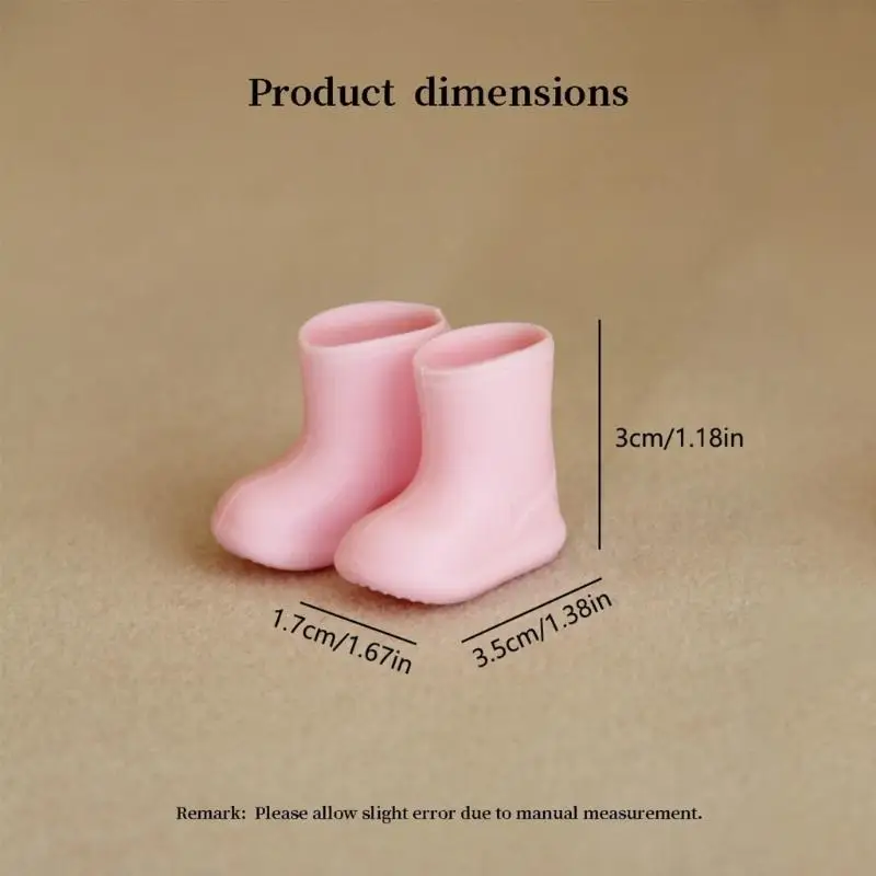 Waterproof Doll Shoes 1/12 OB11 Miniature Fashion Boot Photo Props