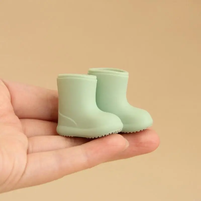 Waterproof Doll Shoes 1/12 OB11 Miniature Fashion Boot Photo Props