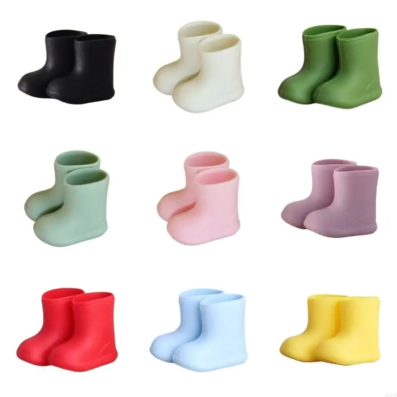 Waterproof Doll Shoes 1/12 OB11 Miniature Fashion Boot Photo Props