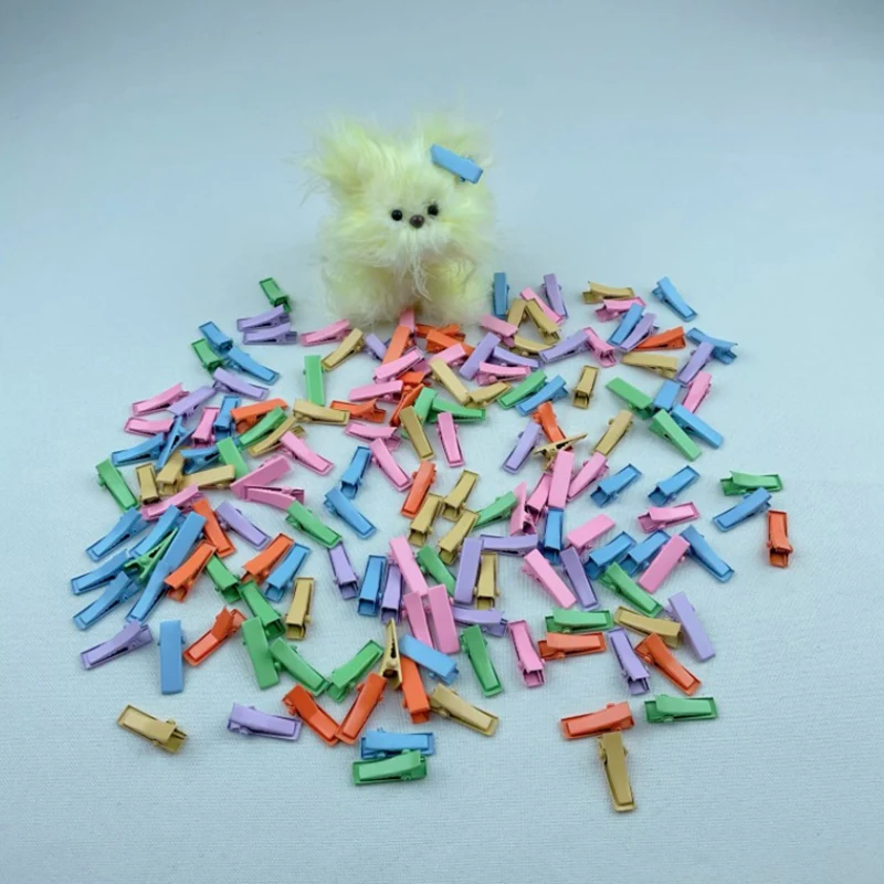 NEW 50pcs Doll Miniature Hair Clip Hair Pin For Toys Hair Styling For 1/6 1/12 OB11 Doll Accessories Headwear Decor