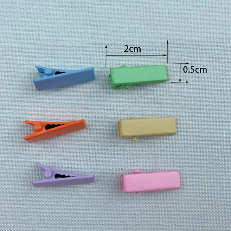 NEW 50pcs Doll Miniature Hair Clip Hair Pin For Toys Hair Styling For 1/6 1/12 OB11 Doll Accessories Headwear Decor