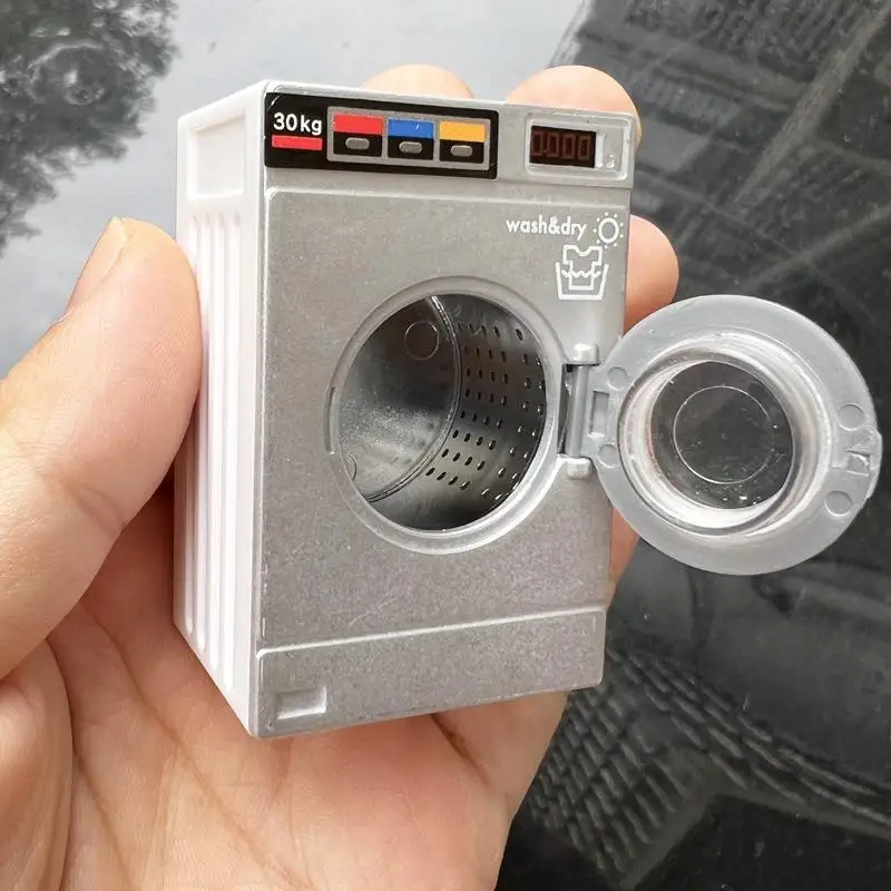 Ideal 1:12 Scale Miniature Washing Machine Drum Toy for Realistic Dollhouse Decor