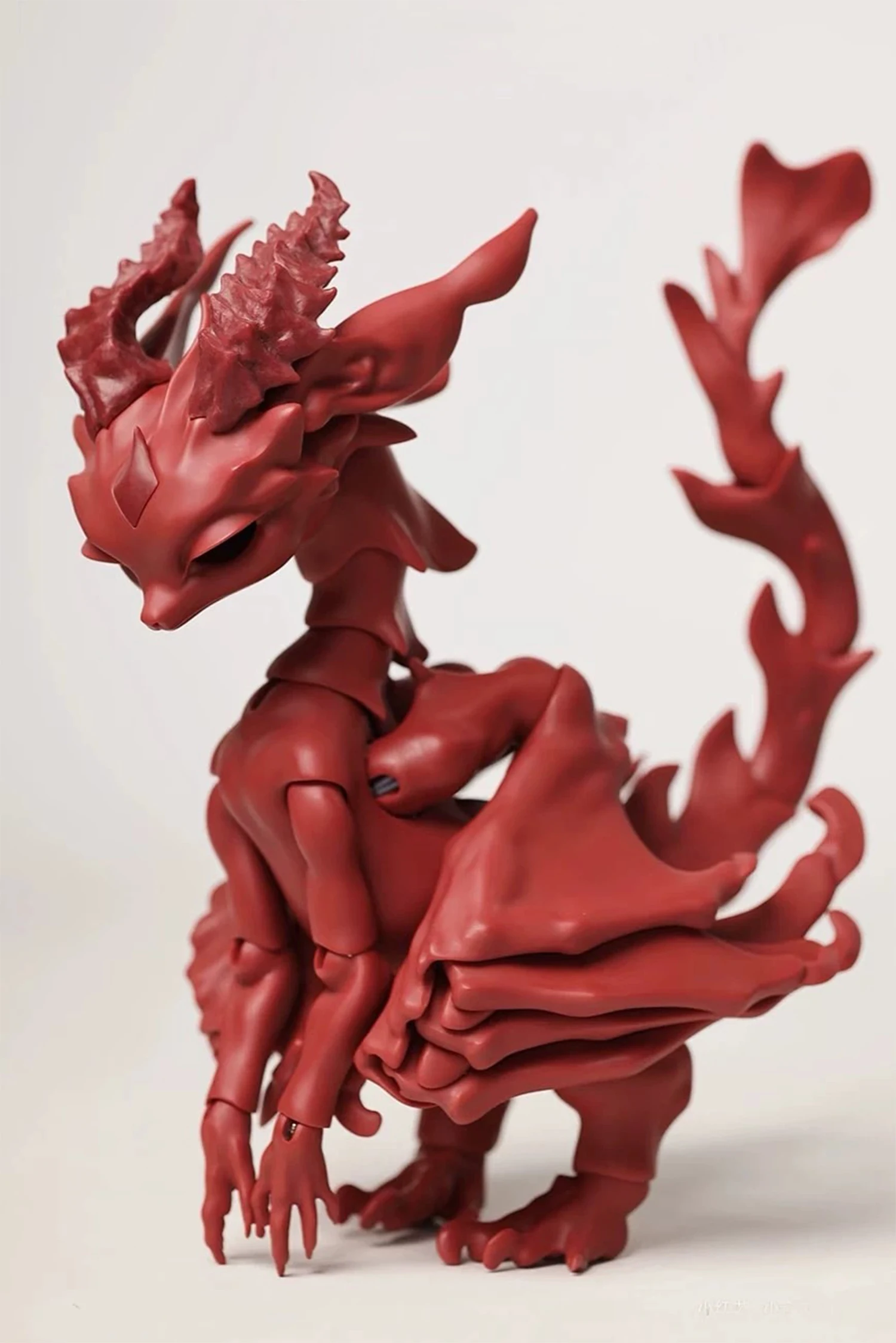 Pre-order Lafaye Resin 1/4 BJD Dragon Animal Model Adjustable Wings Multiple Magnetic Interchangeable Horns Ball-Jointed Doll