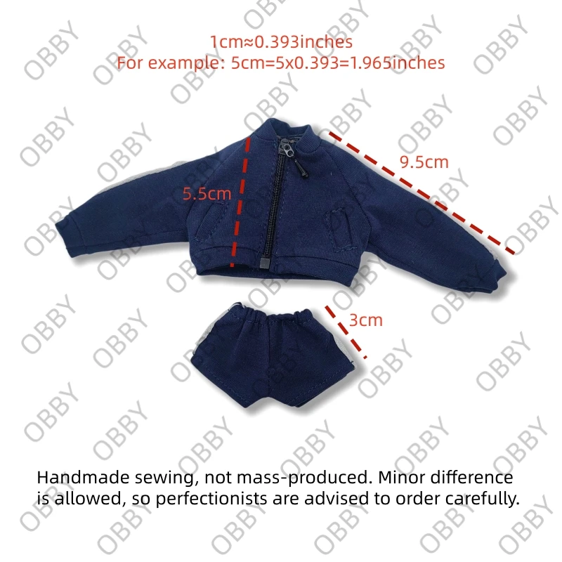 Outfits For Blythe Handmade Doll Clothes Sports Suit For Zsiga 1/6 Bjd Azone OB24 OB22 Doll Clothes For DLL dolls