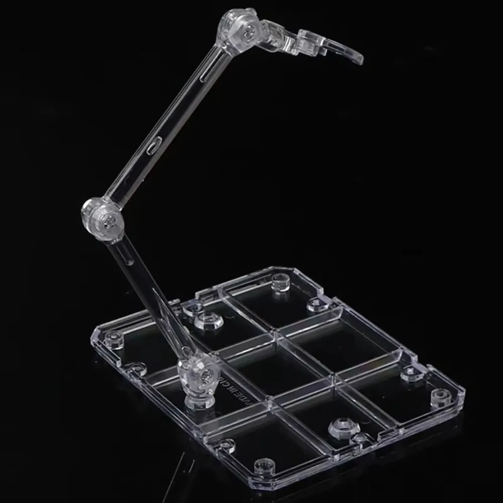 New Transparent Action Figure Display Stand Movable Rack Action Figure Base Assembly PVC Figure Stand for HG 1/144 Cinema Game