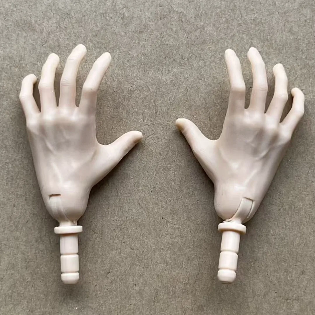 MENGF Male Doll Hands 9 Gestures Parts 1/6 Doll Accessories DIY Doll Soilders Figure Parts Beige White Superwhite Doll Hands