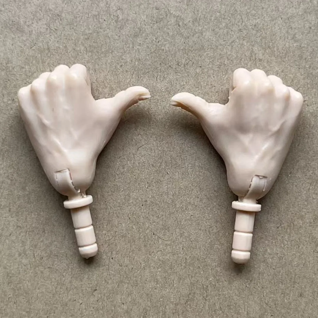 MENGF Male Doll Hands 9 Gestures Parts 1/6 Doll Accessories DIY Doll Soilders Figure Parts Beige White Superwhite Doll Hands