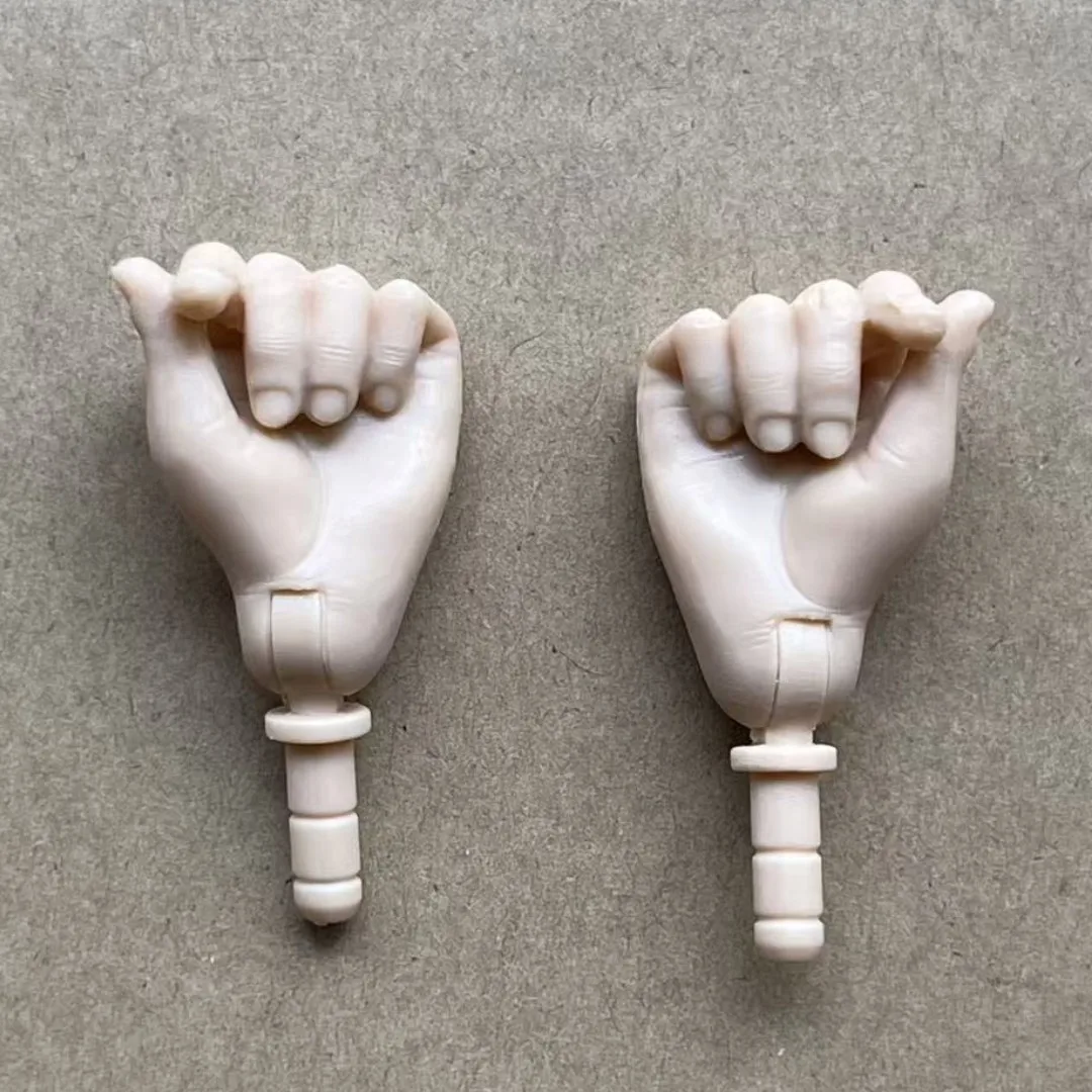 MENGF Male Doll Hands 9 Gestures Parts 1/6 Doll Accessories DIY Doll Soilders Figure Parts Beige White Superwhite Doll Hands