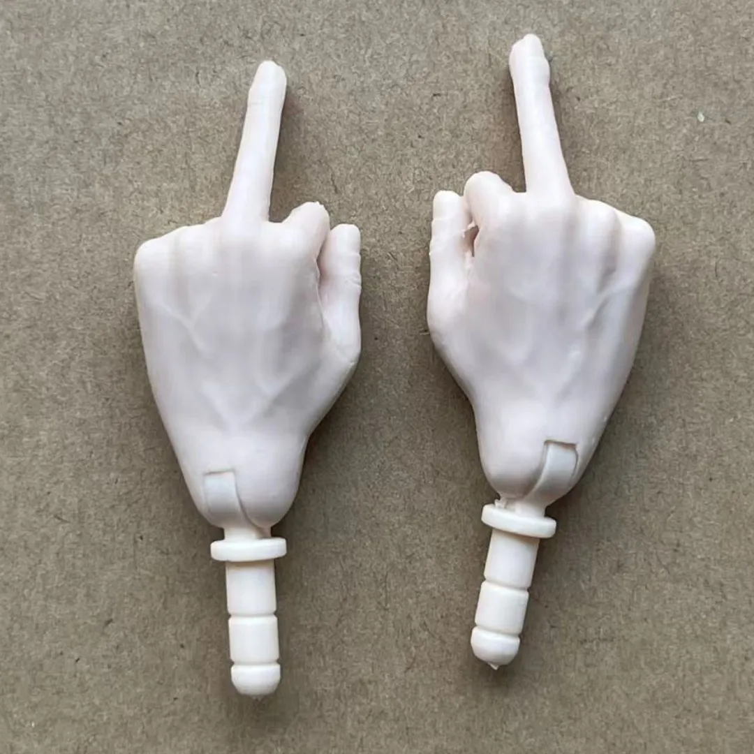 MENGF Male Doll Hands 9 Gestures Parts 1/6 Doll Accessories DIY Doll Soilders Figure Parts Beige White Superwhite Doll Hands