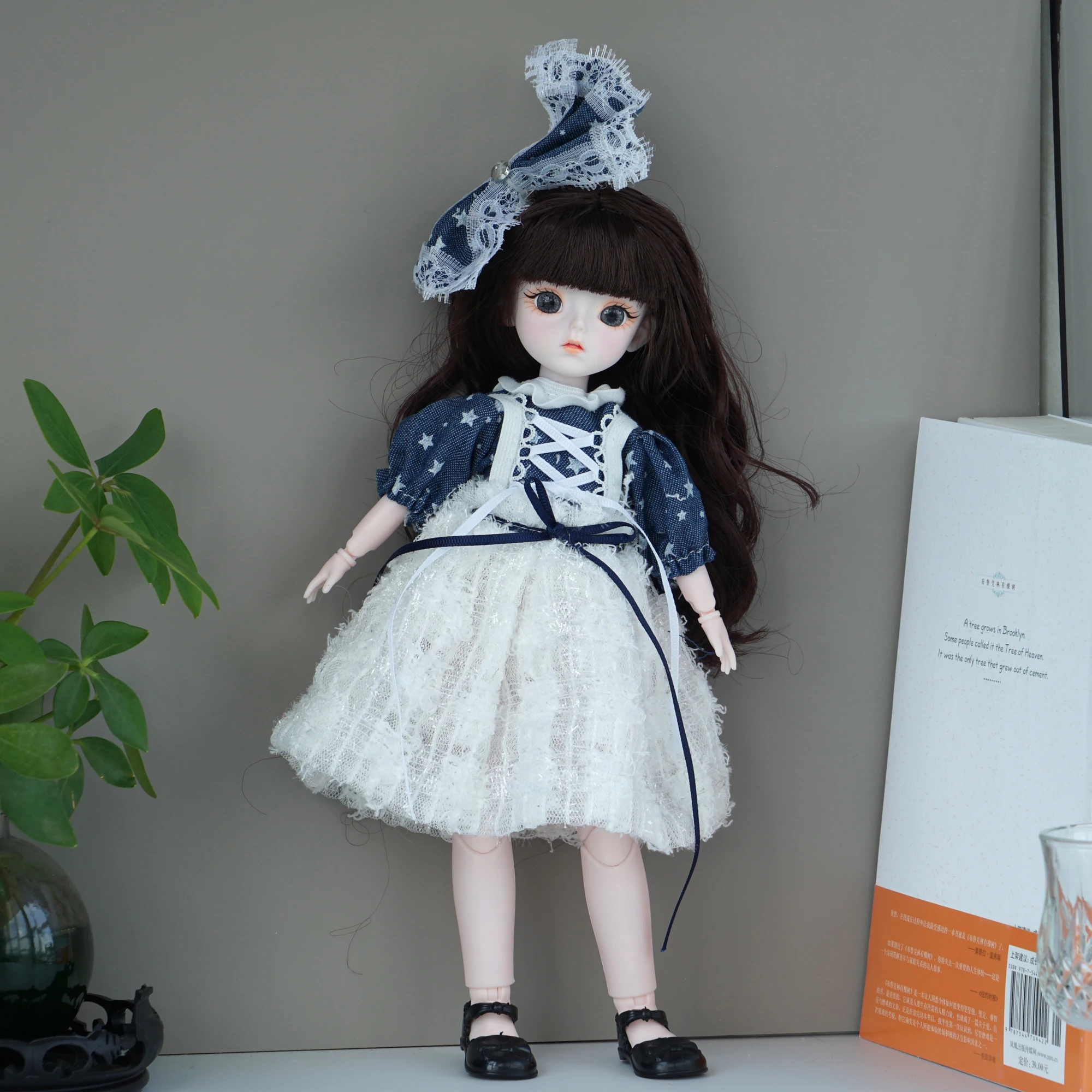 1/6 BJD Doll With Outfits Movable Joints Fashion Princess Dress Up Doll Toy For Girls Birthday Gift Desktop Decor